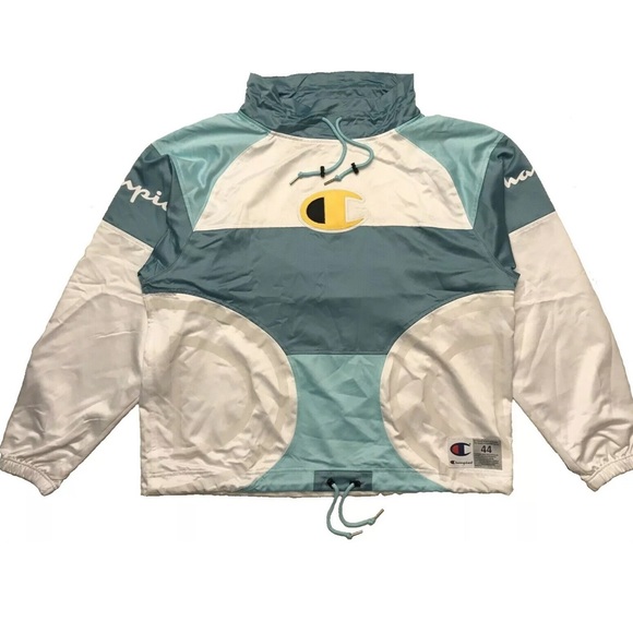 Champion Other - Champion Big C Pullover Jacket Green/White/Yellow